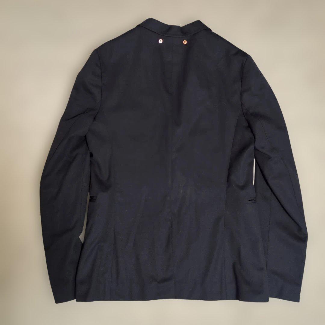 DIESEL テーラードジャケット S ウール混 デニムポケット 美品