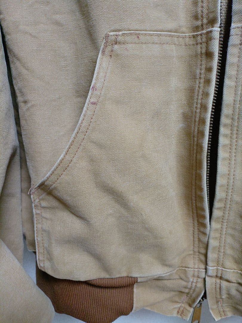 carhartt アクティブジャケット　USA製　j131 フェード　襤褸