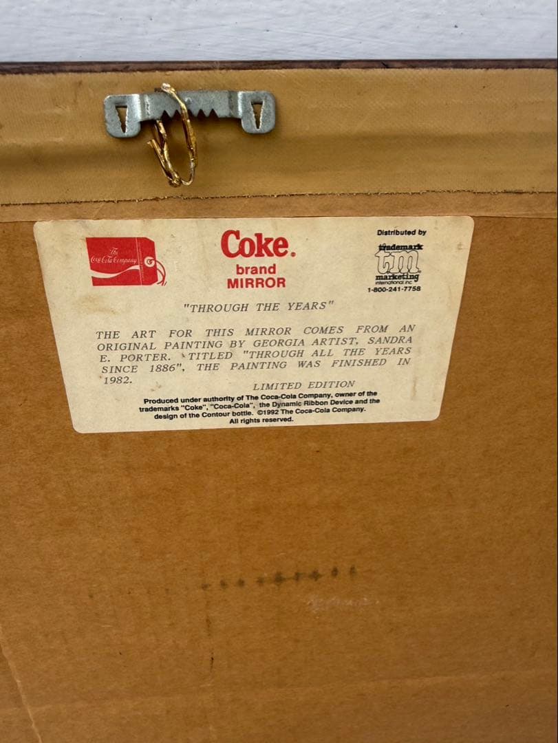 ヴィンテージ風 Coke brandMIRROR インテリアレトロ 限定品
