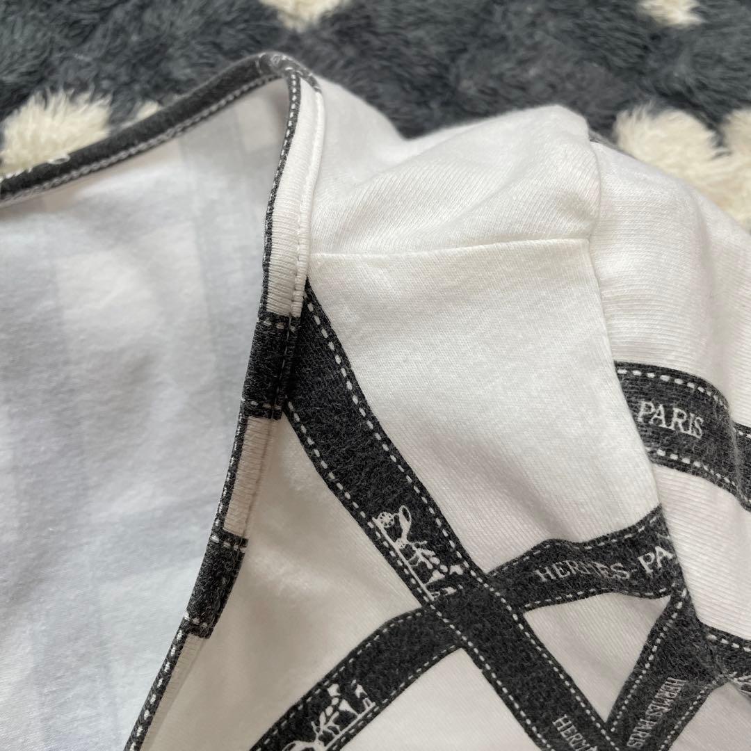 HERMES マルジェラ期 ボルデュックリボンデザイン Tシャツ