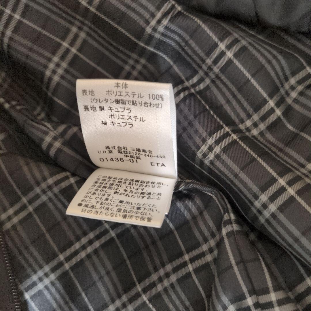 BURBERRY バーバリー レーベル トレンチコート 黒　ライナー付 Mサイズ