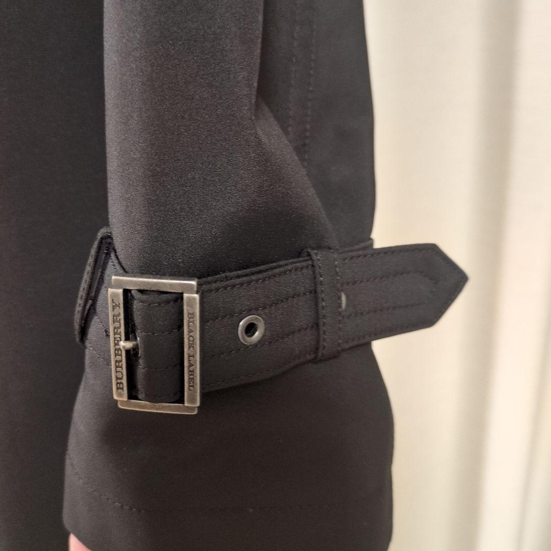 BURBERRY バーバリー レーベル トレンチコート 黒　ライナー付 Mサイズ