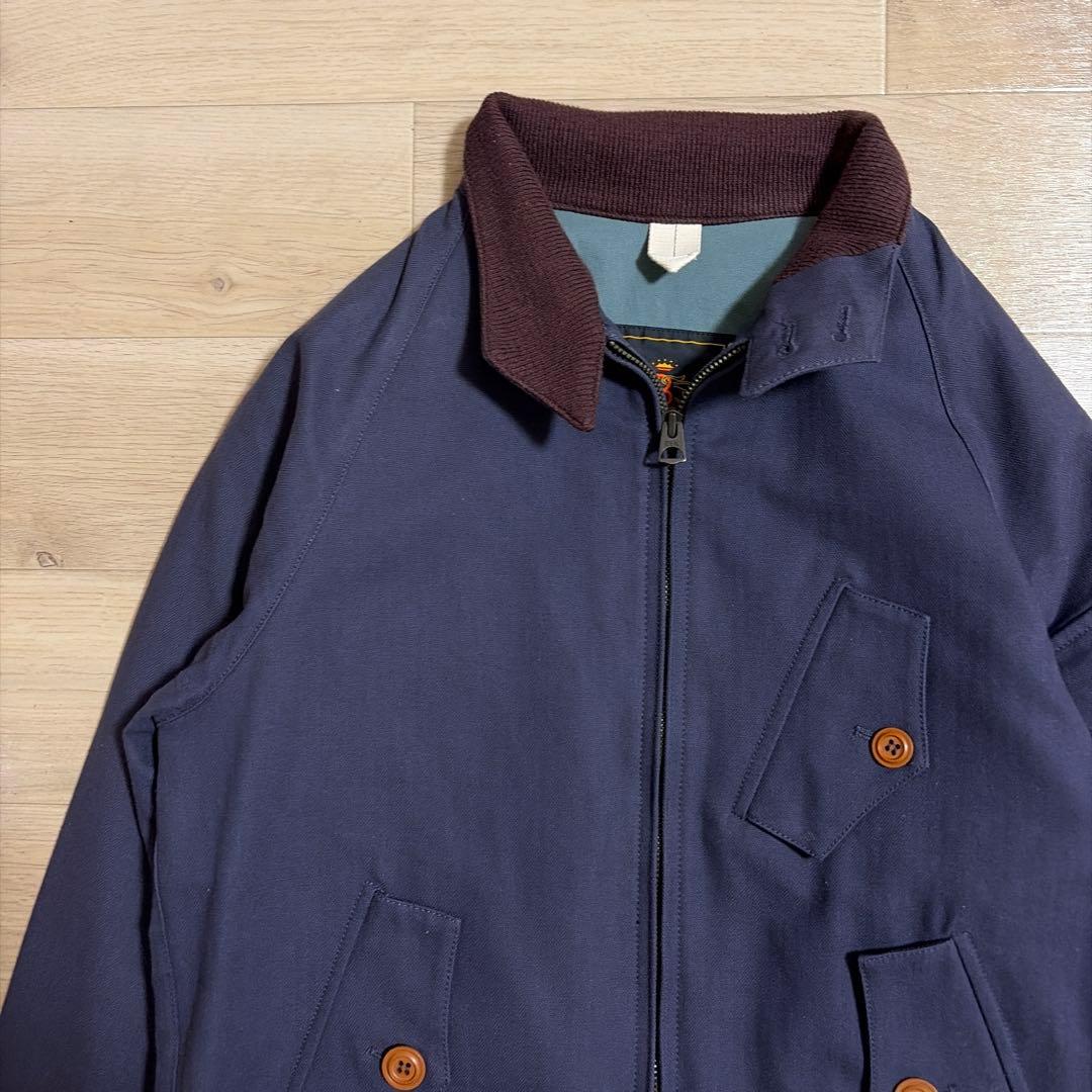 BARACUTA バラクータ スイングトップ ブルゾン ネイビー 34