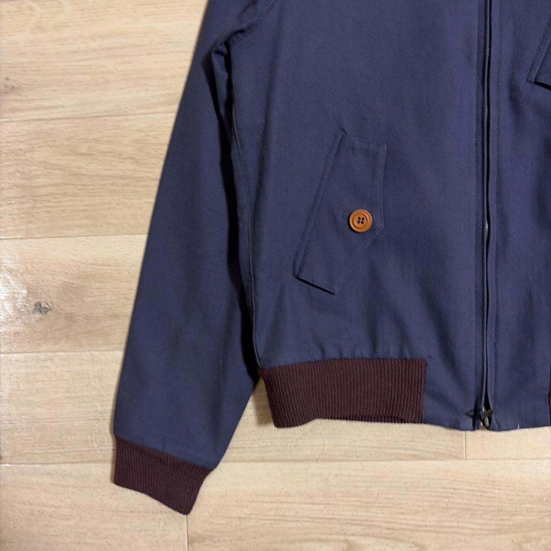BARACUTA バラクータ スイングトップ ブルゾン ネイビー 34