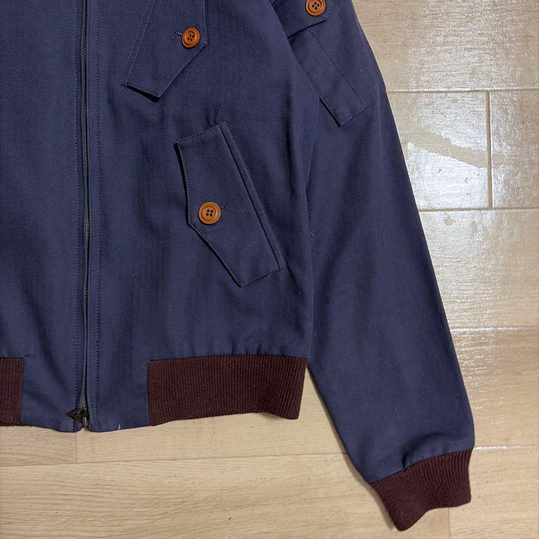 BARACUTA バラクータ スイングトップ ブルゾン ネイビー 34