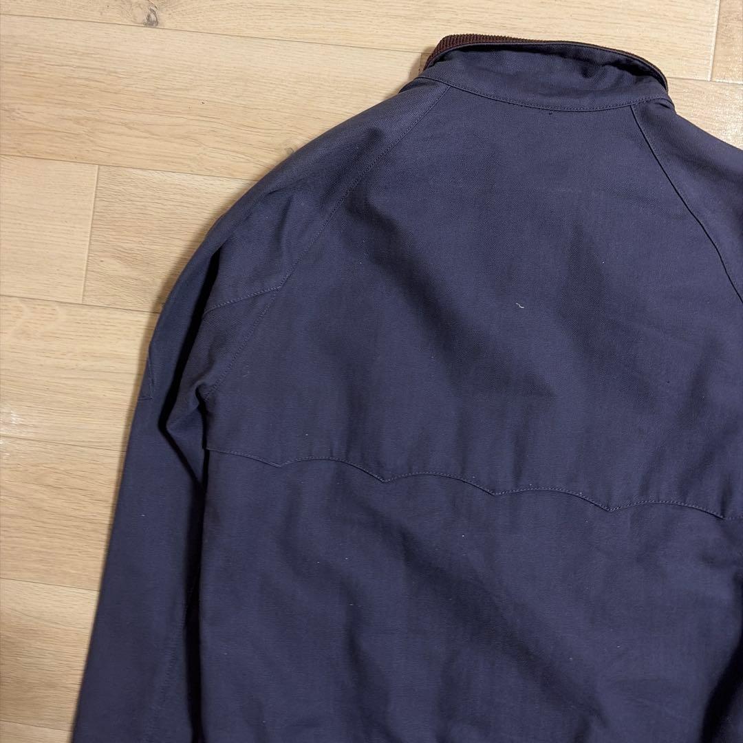 BARACUTA バラクータ スイングトップ ブルゾン ネイビー 34