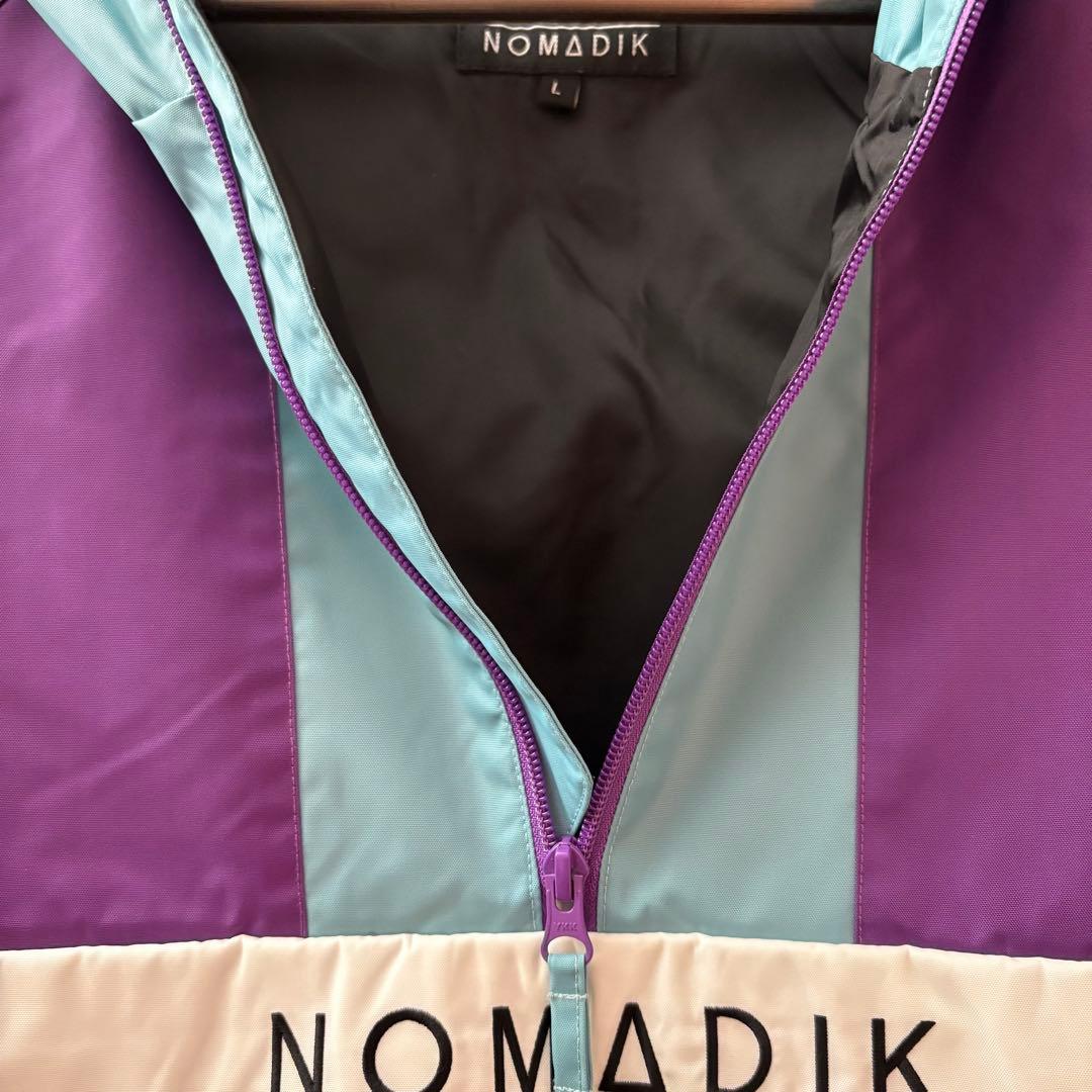 美品◎ NOMADIK フード付き スノーボードウェア Lサイズ