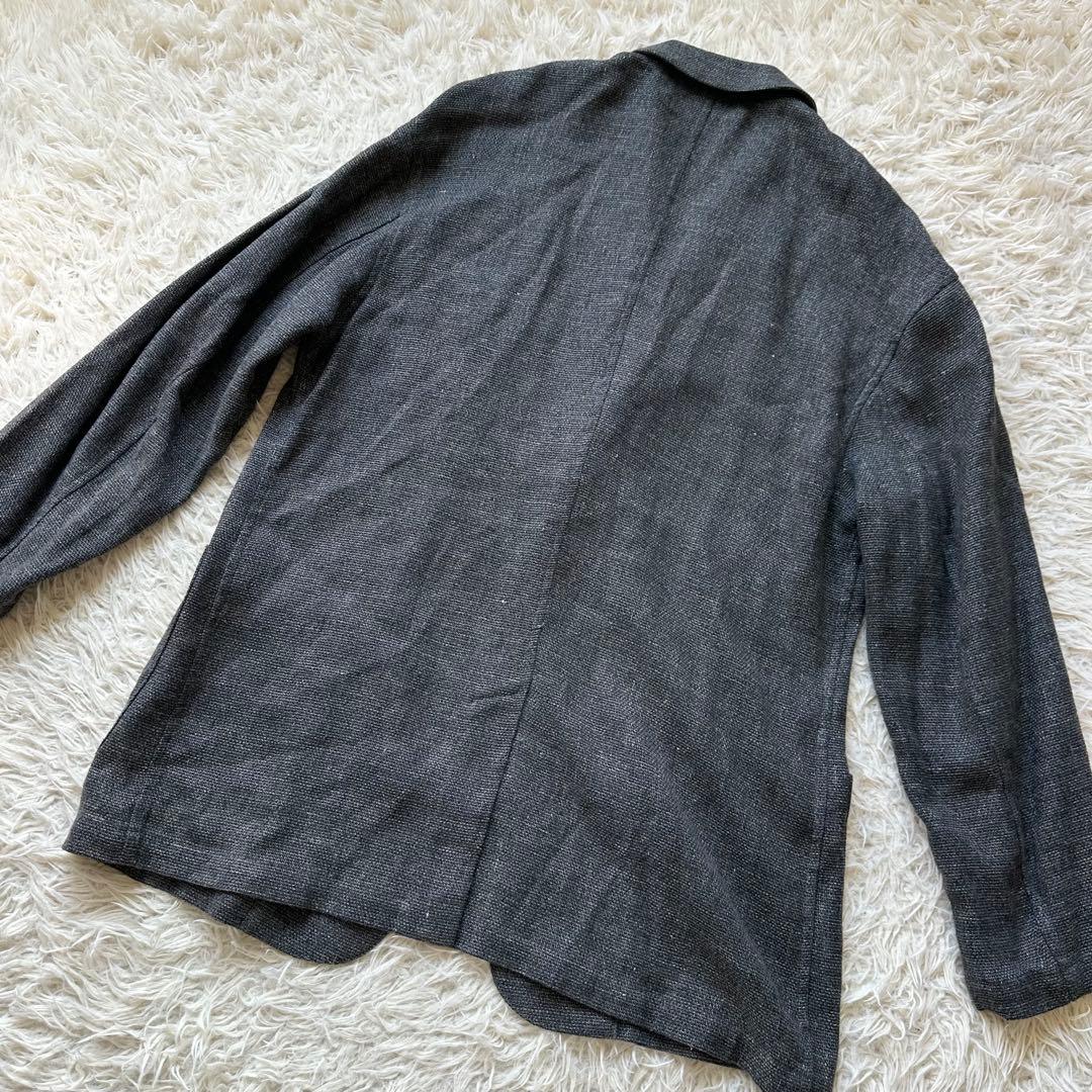 AGNONA アニオナ　ストレッチ　テーラードジャケット　イタリア製　グレー