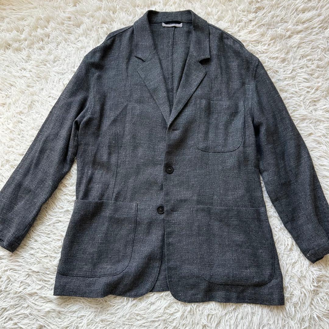 AGNONA アニオナ　ストレッチ　テーラードジャケット　イタリア製　グレー