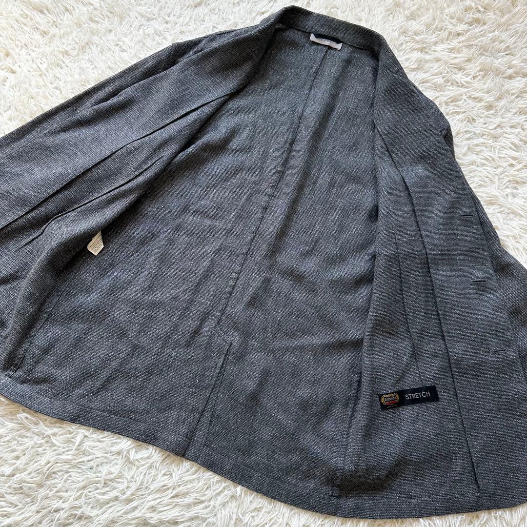 AGNONA アニオナ　ストレッチ　テーラードジャケット　イタリア製　グレー