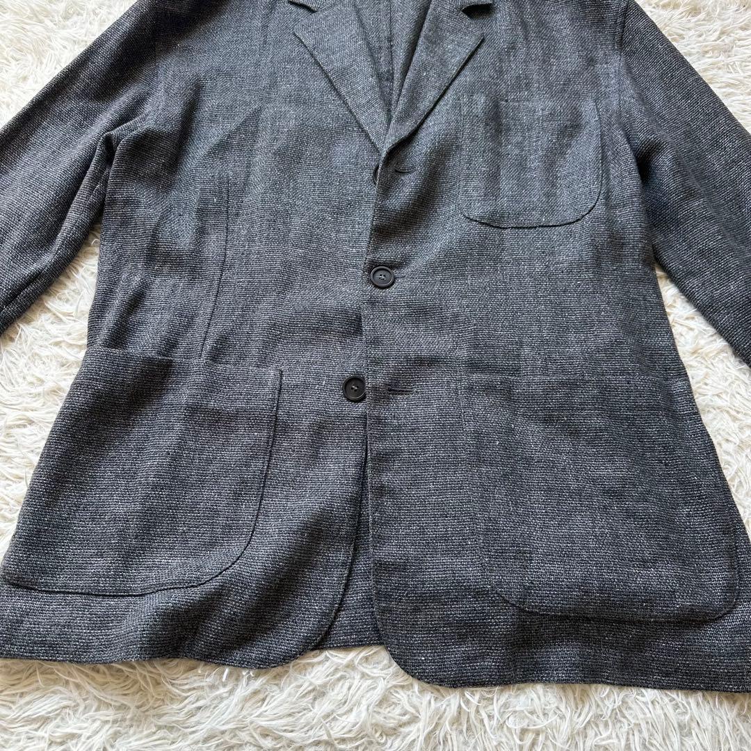 AGNONA アニオナ　ストレッチ　テーラードジャケット　イタリア製　グレー