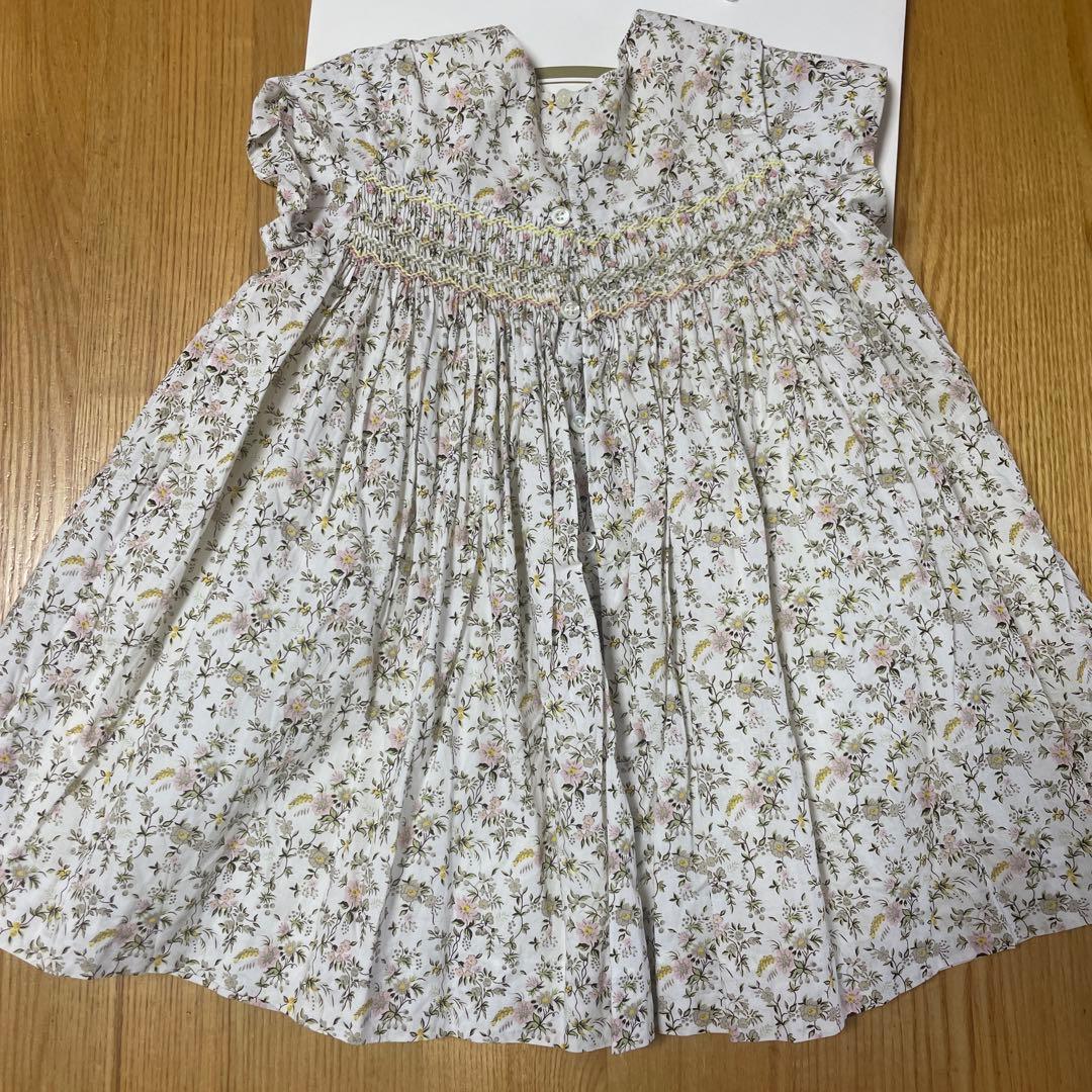 ⑦Bonpoint リバティ フロリバンダ ワンピース 2A