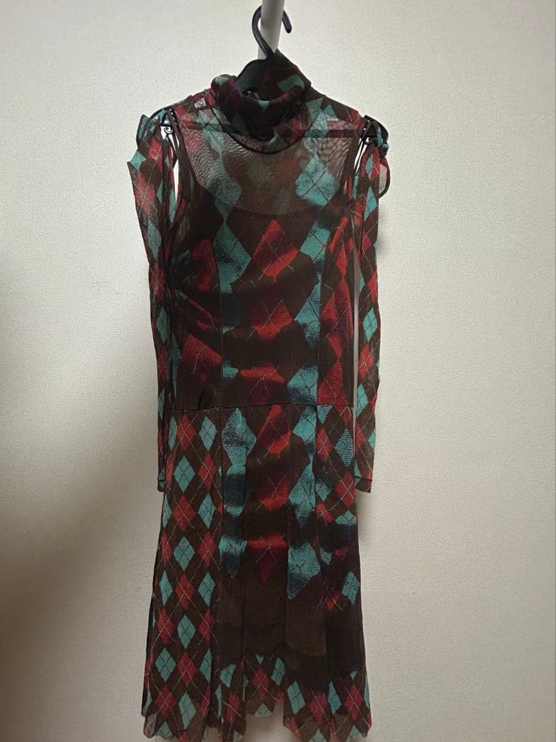 専用Jean Paul Gaultier アーガイル　ワンピース