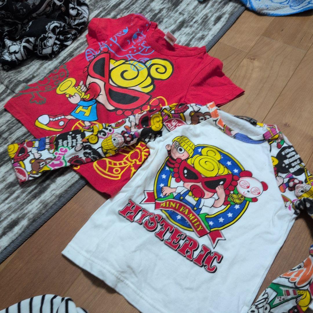ヒステリックミニ半袖&長袖&半ズボン&パンツ100から130