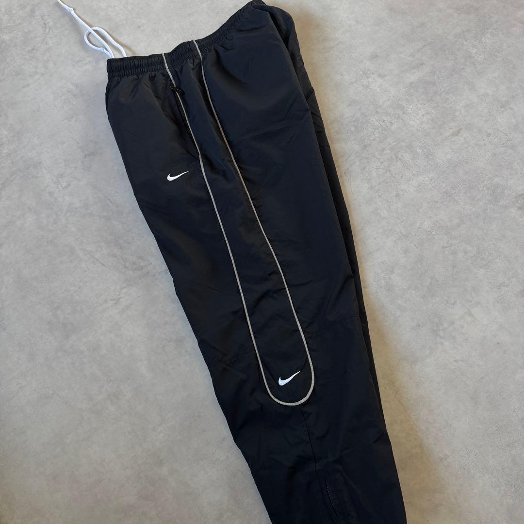 NIKE solo swoosh ブラック ホワイト トラックパンツ S