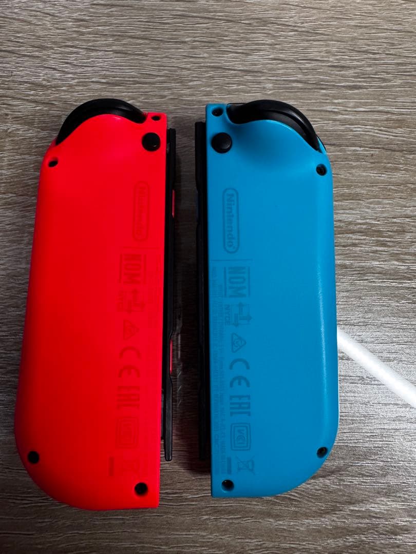 【おまけ付】Switch 本体 ネオンブルーレッド付属品完備【バッテリー強化版】