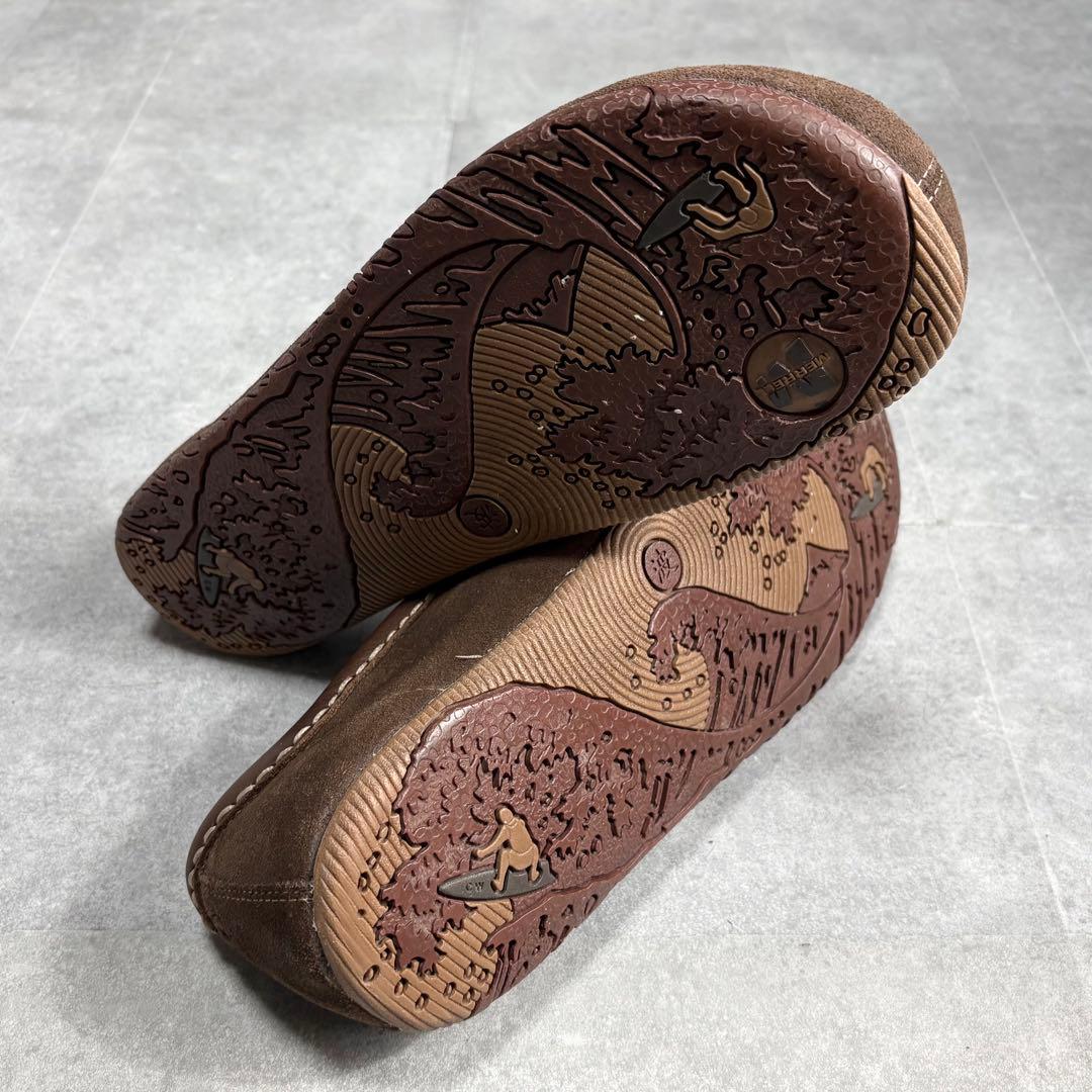 【美品】メレル ムートピア モカシン スエードシューズ 27cm カジュアル
