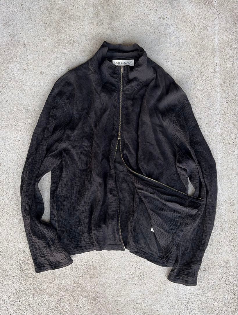 ジャケット・アウター ss22 Our Legacy SHRUNKEN FULLZIP POLO 46