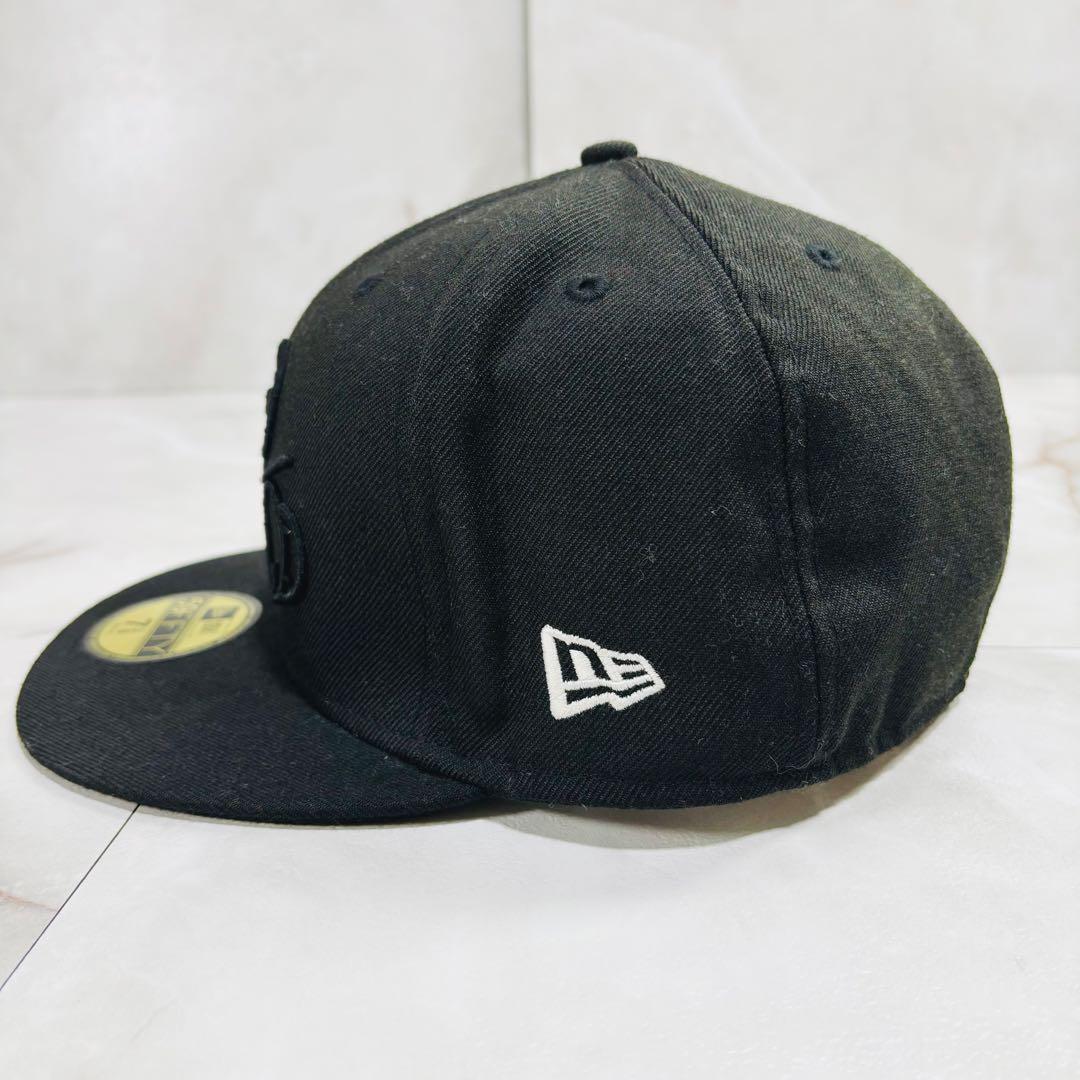 NEW ERA × ドラえもん キャップ 7 3/8 ブラック どら焼き 限定