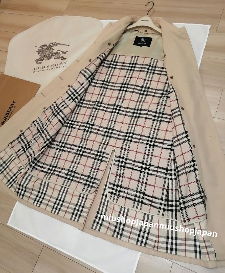 本物上質●38サイズ バーバリー　BURBERRY　ステンカラーコート　ロンドン