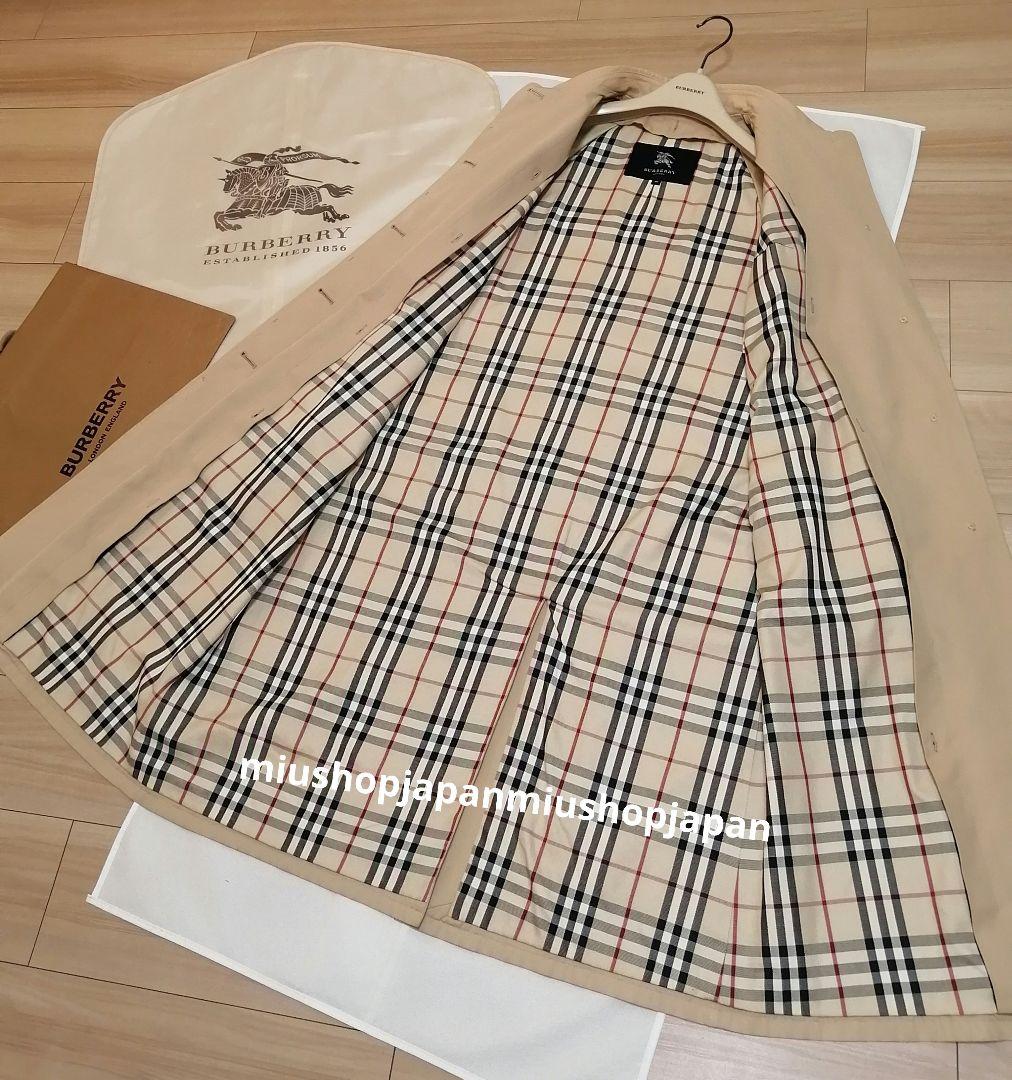 本物上質●38サイズ バーバリー　BURBERRY　ステンカラーコート　ロンドン