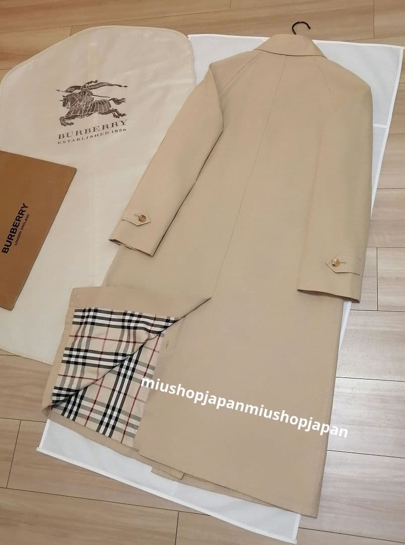 本物上質●38サイズ バーバリー　BURBERRY　ステンカラーコート　ロンドン