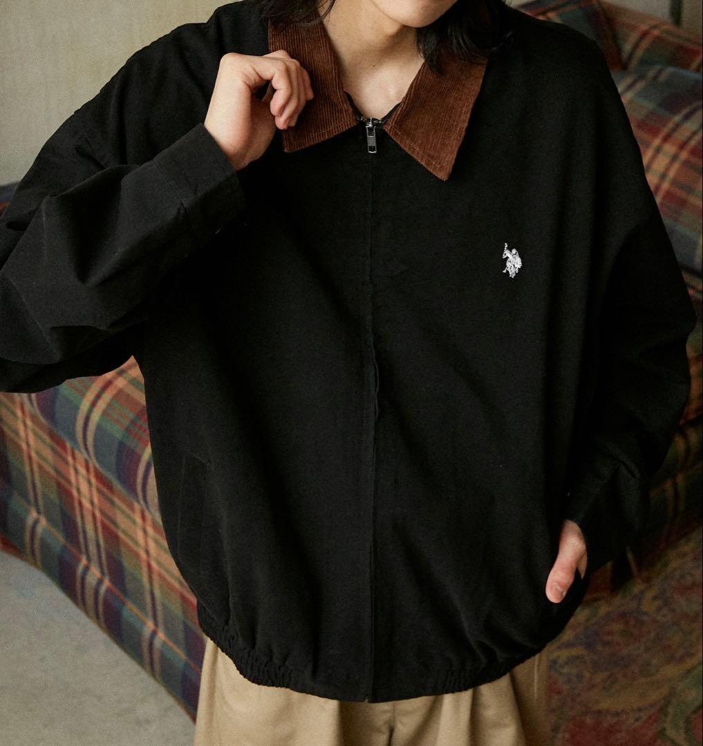 U.S. POLO ASSN.　コーデュロイカラー スイングトップ