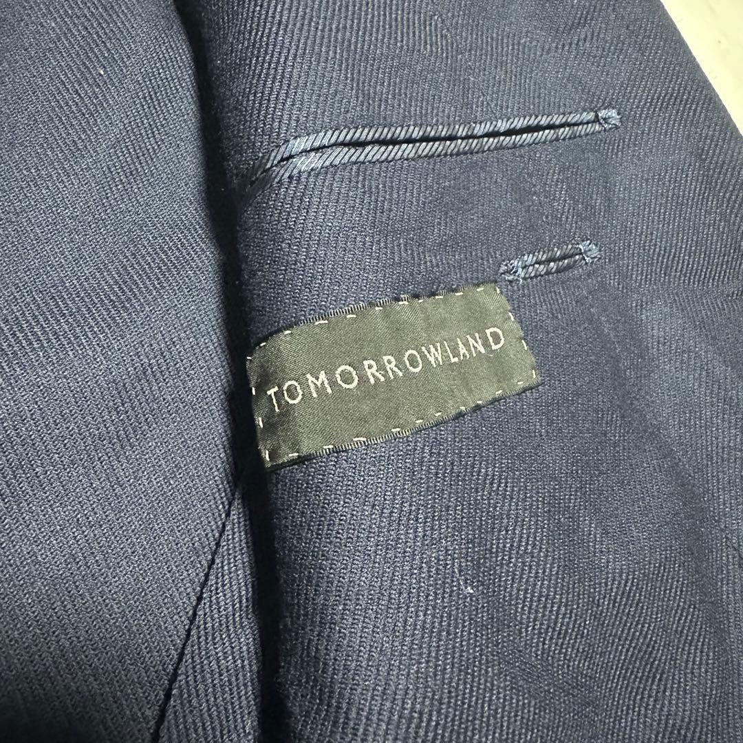 美品　トゥモローランド　TOMORROWLAND ゼニア　ネイビージャケット紺