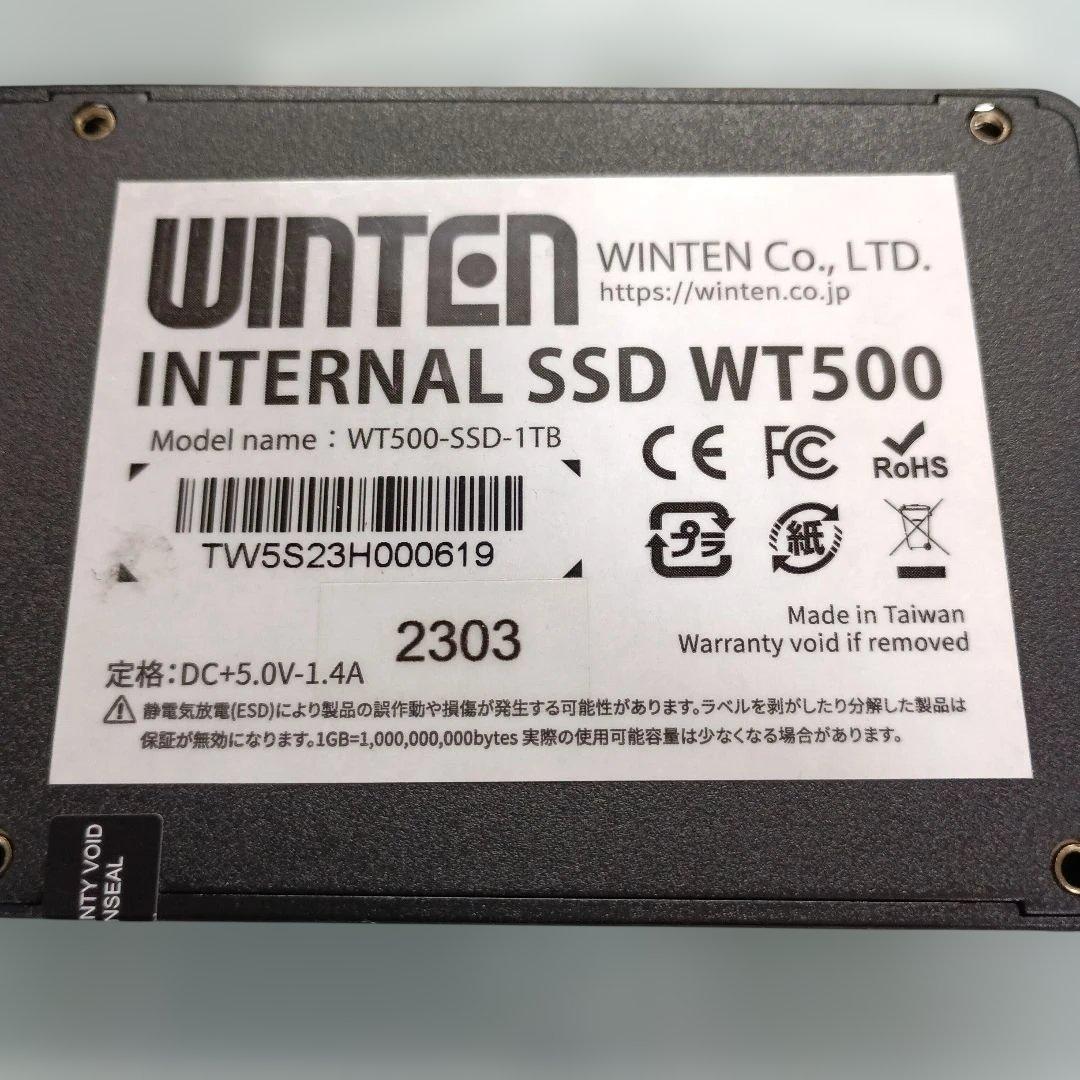 内蔵型SSD WINTEN 1TB SSD WT500-SSD-1TB
