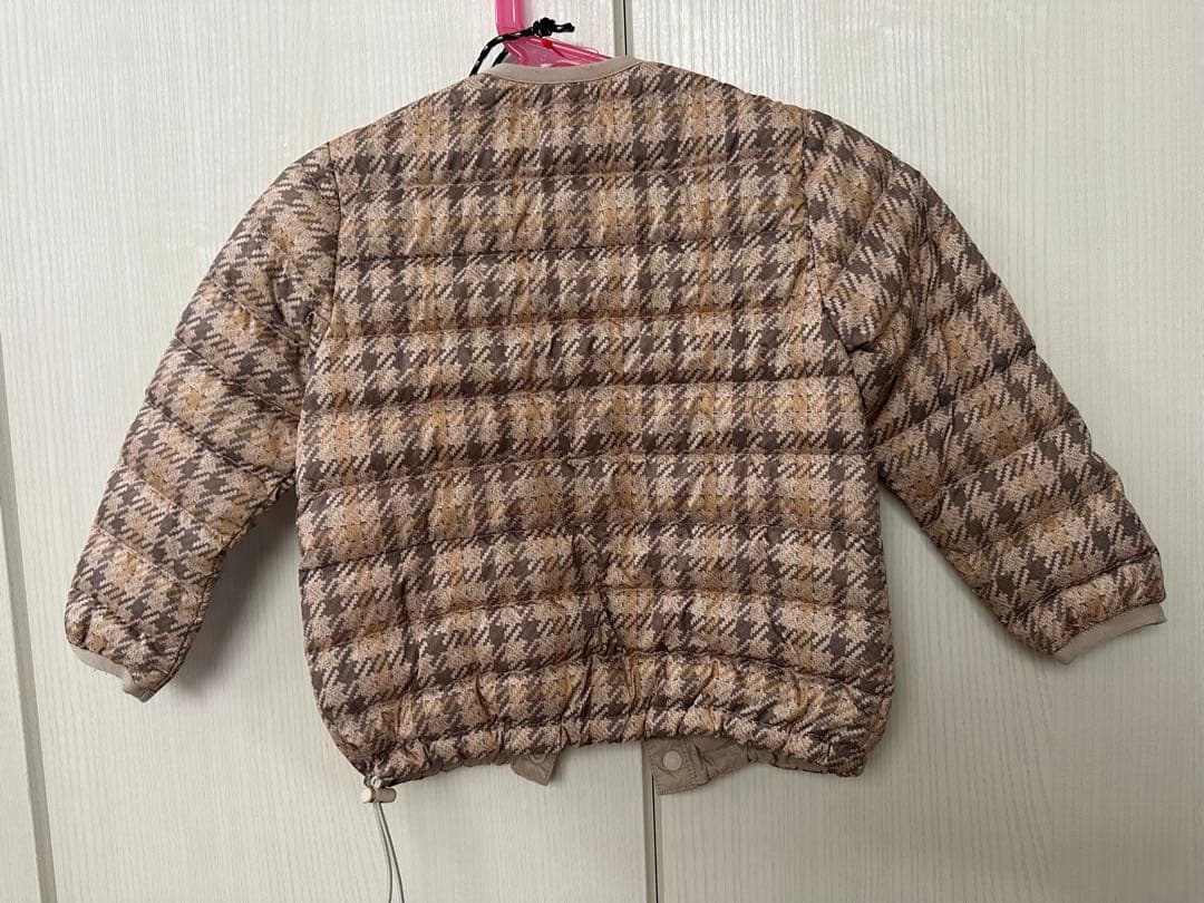 DANTON チェック柄 中綿アウター ~95cm