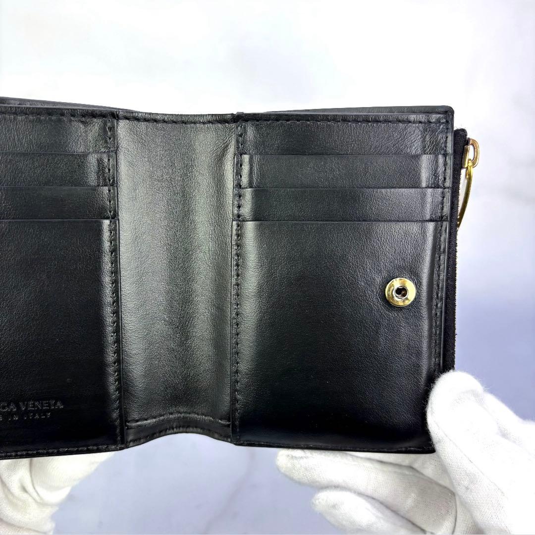 ⭐️極美品⭐️ BOTTEGA VENETA　コンパクト財布　2つ折り　カセット