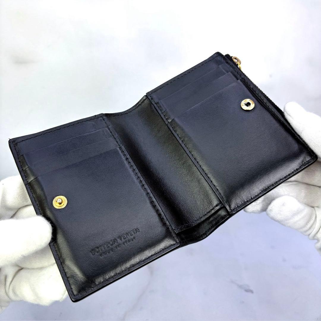 ⭐️極美品⭐️ BOTTEGA VENETA　コンパクト財布　2つ折り　カセット