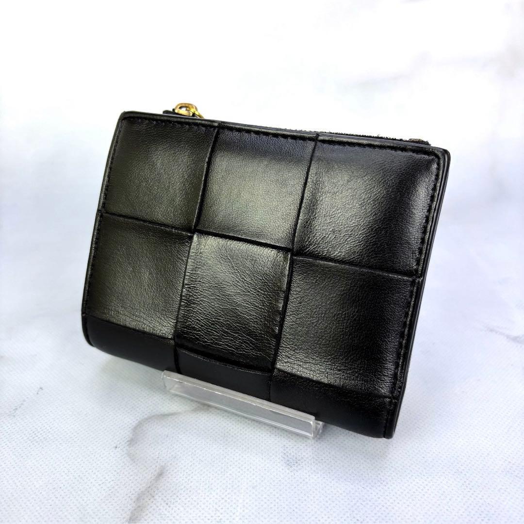 ⭐️極美品⭐️ BOTTEGA VENETA　コンパクト財布　2つ折り　カセット