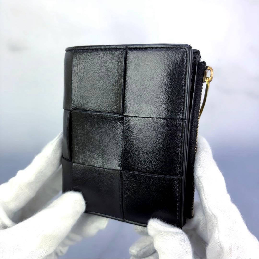 ⭐️極美品⭐️ BOTTEGA VENETA　コンパクト財布　2つ折り　カセット