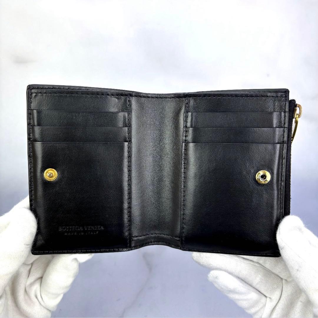 ⭐️極美品⭐️ BOTTEGA VENETA　コンパクト財布　2つ折り　カセット