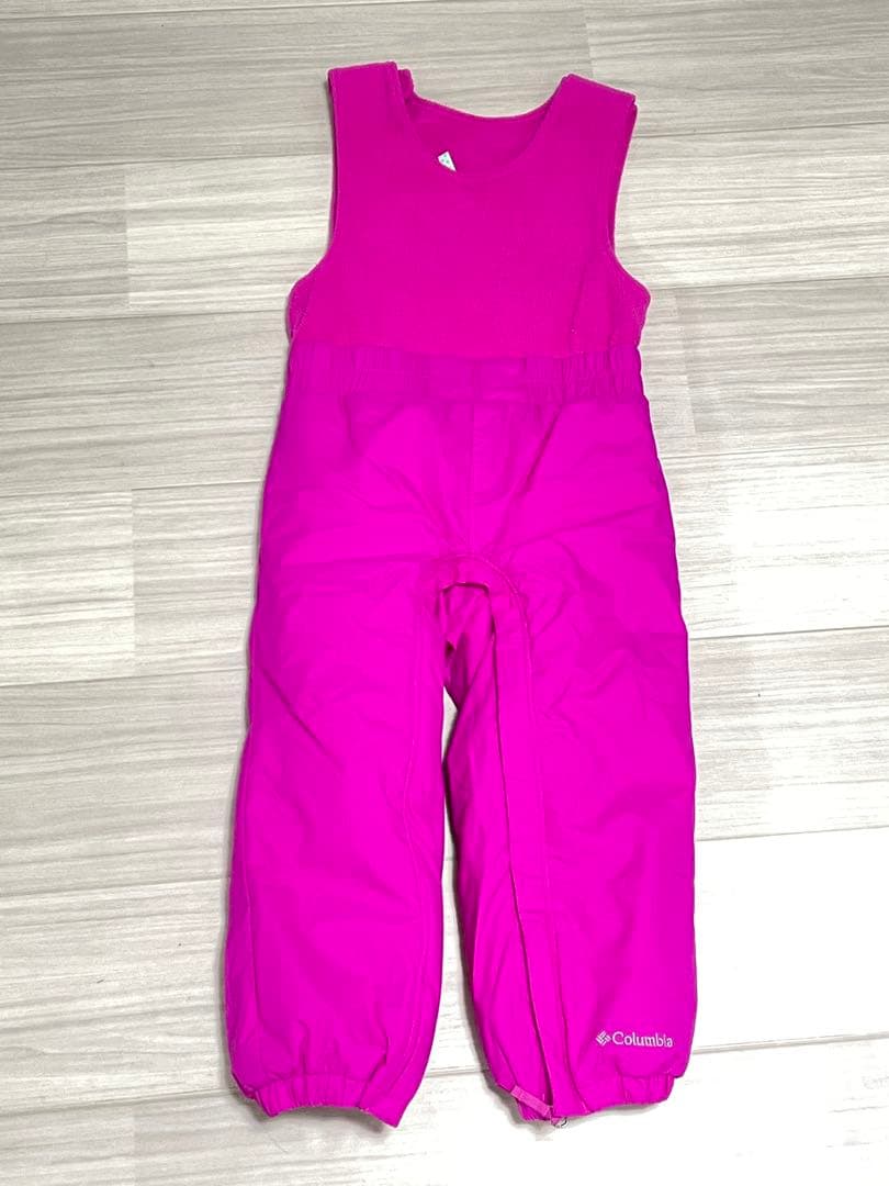 美品　Columbia コロンビア　キッズ　スキーウェア　上下　4T ピンク