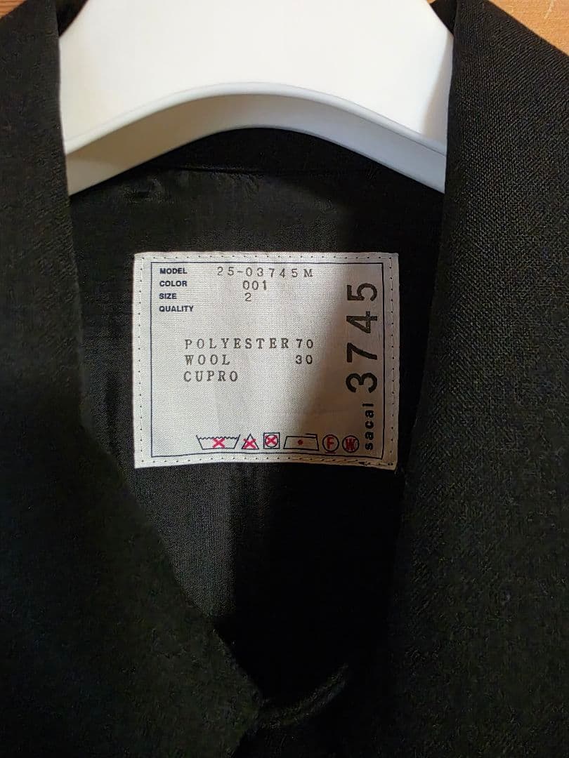 t*す様 sacai 25aw suiting jacket サイズ2