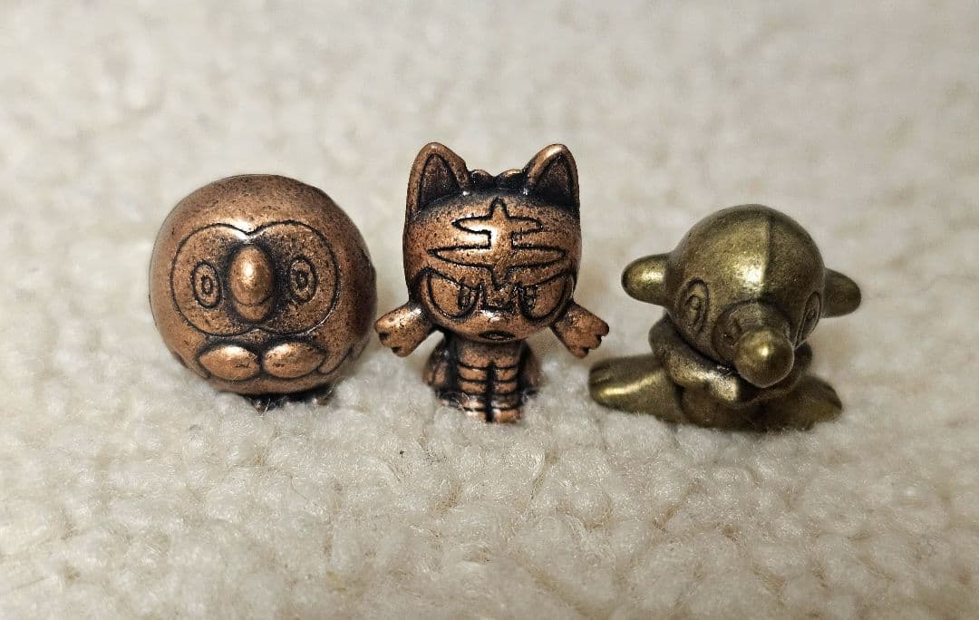 【希少品】ポケモンメタルコレクション　モクロー　ニャビー　アシマリ　銅