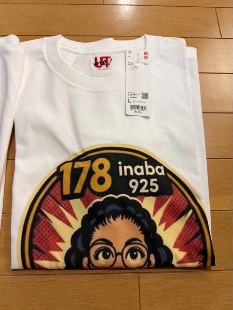 UNIQLO イナバ化粧品店コラボ　Tシャツ