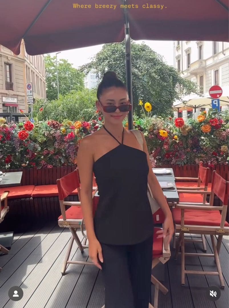 アリシアスタン　Halter Neck Top