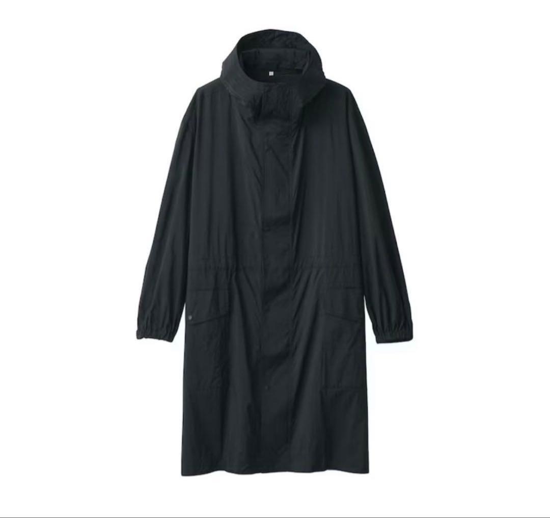 ムジラボ MUJI LABO 紳士 軽量撥水ナイロンフード付きコート ユニクロ