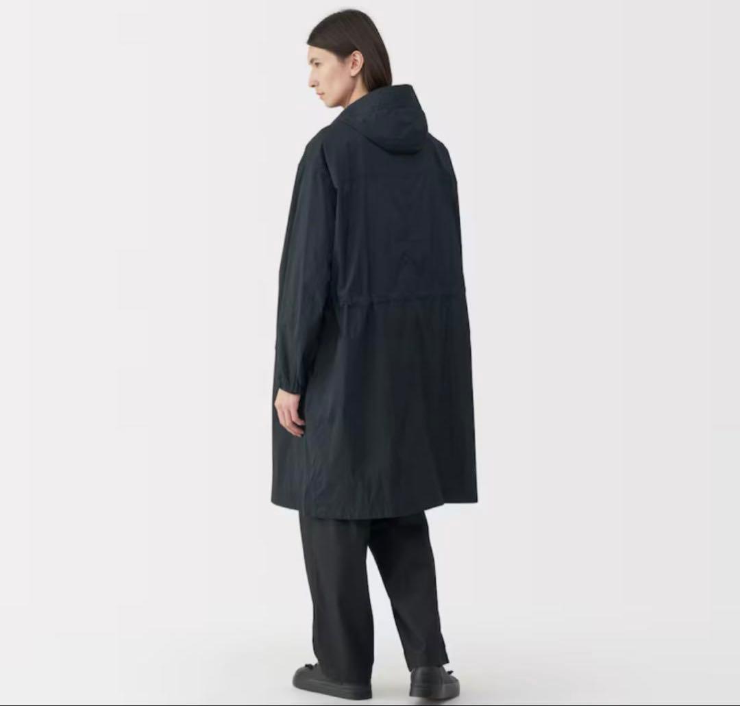 ムジラボ MUJI LABO 紳士 軽量撥水ナイロンフード付きコート ユニクロ