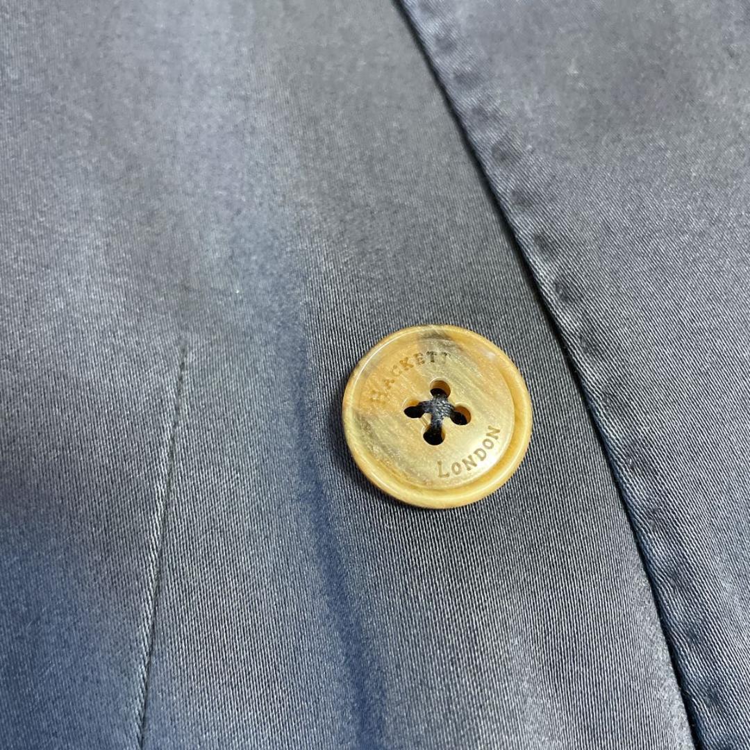 HACKETT LONDON ダブルブレスト　アンコンジャケット　ネイビー　48