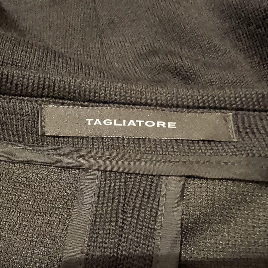 ニットアンコンジャケット ブラック 50 TAGLIATORE