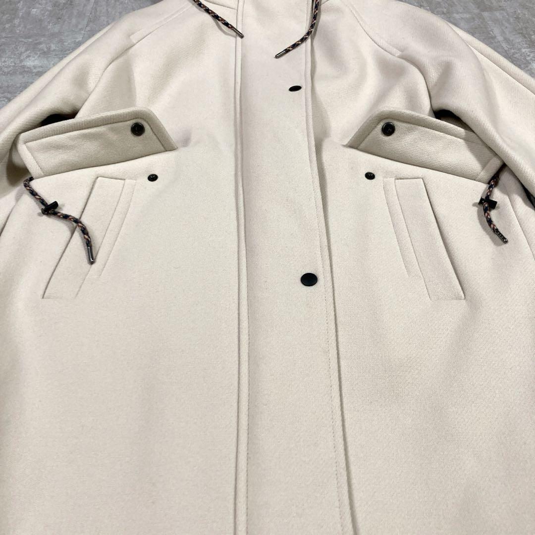 定価6万円⭐️未使用級　TRENCH & COAT フーディロングコート　38
