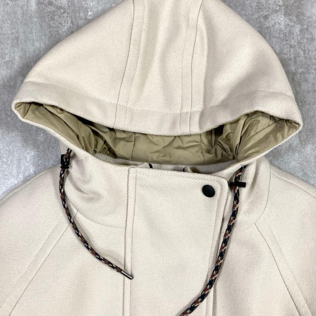 定価6万円⭐️未使用級　TRENCH & COAT フーディロングコート　38