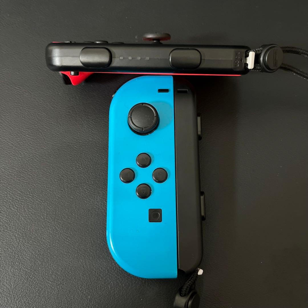 【美品/バッテリー強化版/箱付き】Nintendo Switch 本体 青/赤