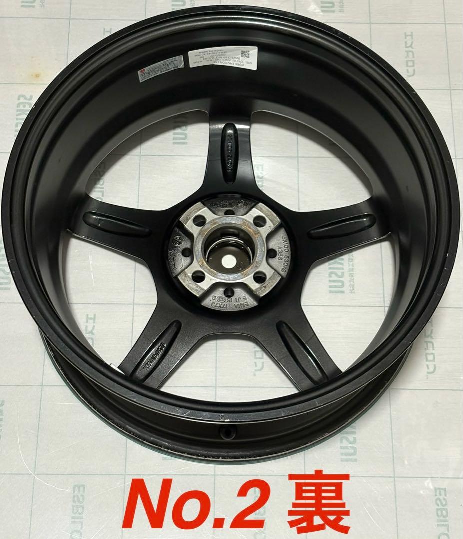 ヴィッツGR 17×7.0J 43 4 100 ワークエモーションT5R
