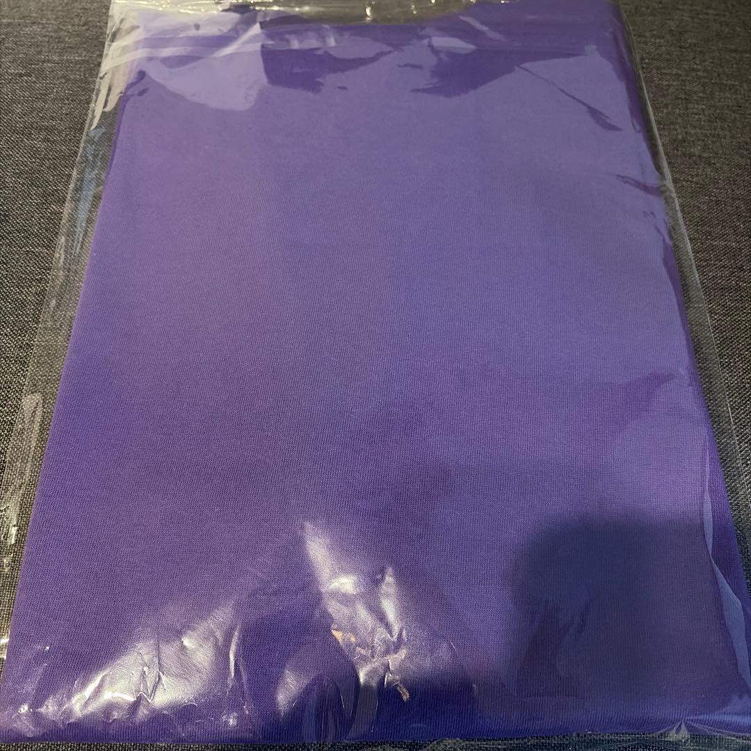 【EVANGELION:30+；】Tシャツ・ロゴ/紫　XL エヴァ　フェス
