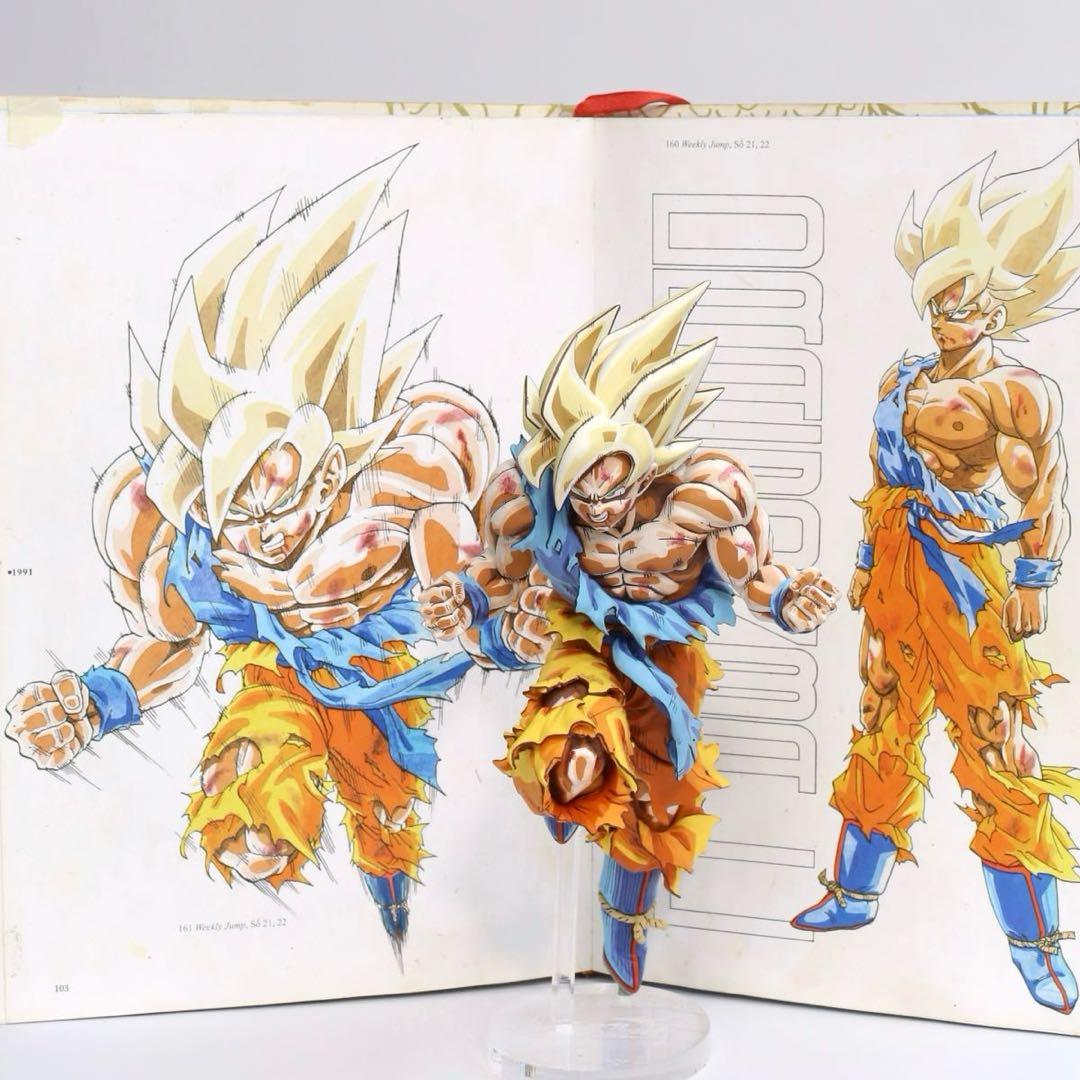 ドラゴンボールSMSP サイズ 伝説の超サイヤ人 孫悟空 リペイント 二次元彩色